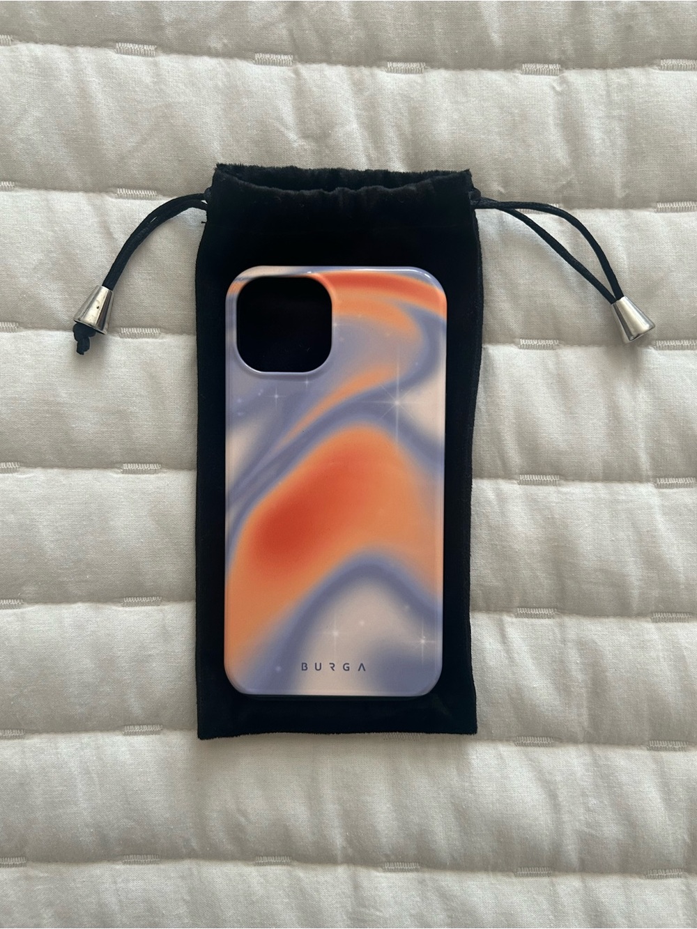 BURGA Orange & Blue Swirl iPhone 13/14 Case